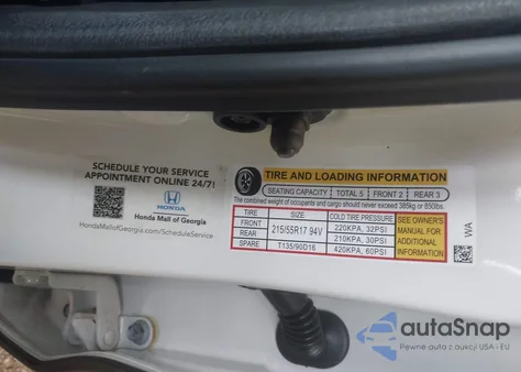 2021 Honda Hr-V 2Wd Ex z USA, uszkodzony, nr VIN 3CZRU5H57MM734088